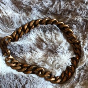 Vintage copper chain bracelet